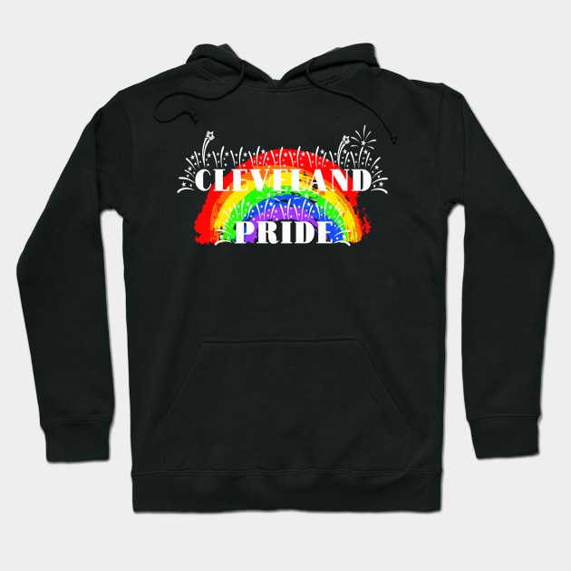 Cleveland Gay Pride Rainbow Hoodie by tropicalteesshop